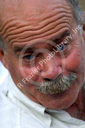 Portrait of middle aged Cuban man.