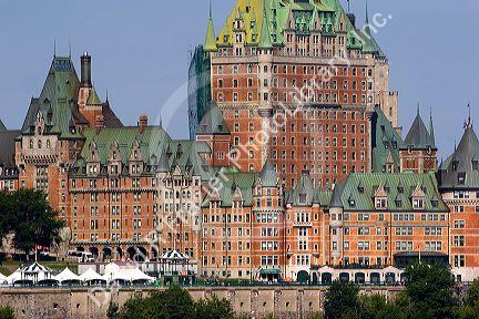 The Chateau Frontenac in Quebec City, Canada.