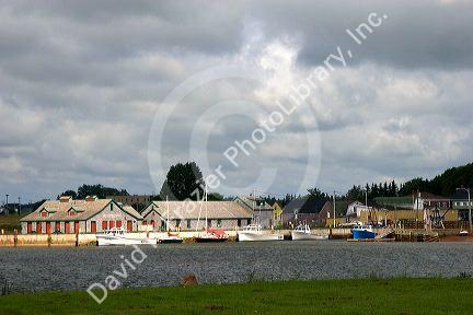 Fishing boats at the village of Victoria, Prince Edward Island, Canada.