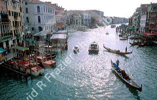 Grand Canal in Venice, Italy.