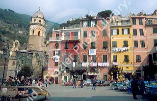 Vernazza, Italy is said to be the most scenic of the Cinque Terre villages along the Ligurian Coast.