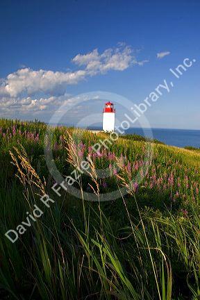 Lighthouse at St. Martins, New Brunswick, Canada.