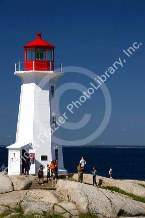 Lighthouse at Peggy's Cove, Nova Scotia, Canada.