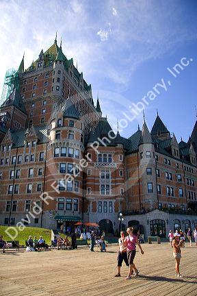 Chateau Frontenac in Quebec City, Quebec, Canada.