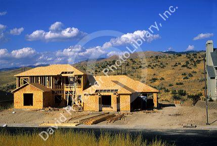 New home construction in Boise, Idaho.