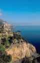 Amalfi coastal scenic in Italy. Amalfi Drive.