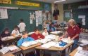 Children studying in an Elementary school classroom at Brandon, Florida.  MR