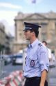 French national police officer in Paris, France.