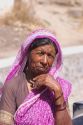 Indian woman near Ellora, India.