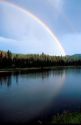 Rainbow over the north fork of the PayetteRiver in Idaho.