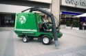 A sanitation worker in Paris, France.