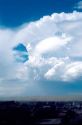 Massive thunderstorm with stratonimbus clouds over Boise, Idaho.