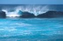 Waves in Hawaii.