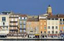Waterfront of St. Tropez, France.