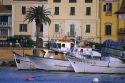 Alghero Harbor in Sardinia, Italy.