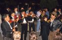 A mariachi band on the street  in Mexico City, Mexico.