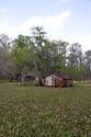 Swamp shacks in a bayou outside new Orleans, Louisiana.