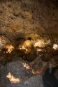 Inside the caves of the Carlsbad Caverns of New Mexico.