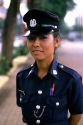 A policewoman in Singapore.