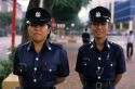 Policewomen in Singapore.