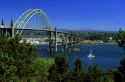 Yaquina Bay Bridge in Newport, Oregon.