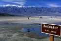 Badwater and salt pool in Death Valley is at elevation -282. The lowest point in the Western Hemisphere.