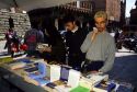 A bookstall in Bologna, Italy.