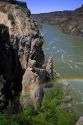The Snake River below Shoshone Falls, Idaho.