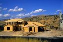 New home construction in Boise, Idaho.