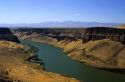The Snake River Canyon and the Snake River in Idaho.