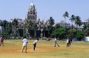Indians play a game of cricket in Mumbai Bombay, India.