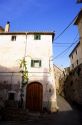 A residence and narrow road in Majorca, Spain.