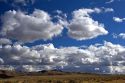 Low clouds over the high desert north of Jordan Valley, Oregon.