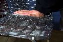 Cutaway view and linear compression of bed springs.