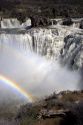 Rainbow in the mist of Shoshone Falls on the Snake River in Twin Falls, Idaho.