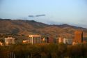 The skyline and foothills in Boise, Idaho.