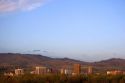 The skyline and foothills in Boise, Idaho.