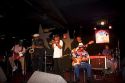 A blues band playing at a club on Beale Street in Memphis, Tennessee.