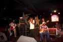 A blues band playing at a club on Beale Street in Memphis, Tennessee.