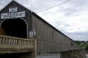 The longest coverd bridge in the world crossing the St. John River at Hartland, New Brunswick, Canada.