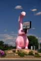 Dinosaur statue in Vernal, Utah.