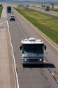 Vehicles travel on Interstate 80 near Pine Bluff, Nebraska.