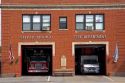 City of Chicago Fire Department station in Chinatown, Illinois.