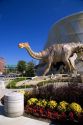Dinosaur building at The Children's Museum of Indianapolis, Indiana.