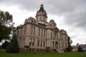The Parke County Courthouse in Rockville, Indiana.