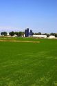 Grain silo and alfalfa field in eastern Nebraska.