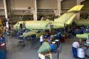 Assembly work at the Beechcraft factory in Wichita, Kansas.