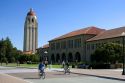 Hoover Tower at the campus of Stanford University in Palo Alto, California.