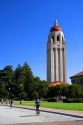 Hoover Tower at the campus of Stanford University in Palo Alto, California.