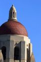 Tiled dome of Hoover Tower on the campus at Stanford University in Palo Alto, California.